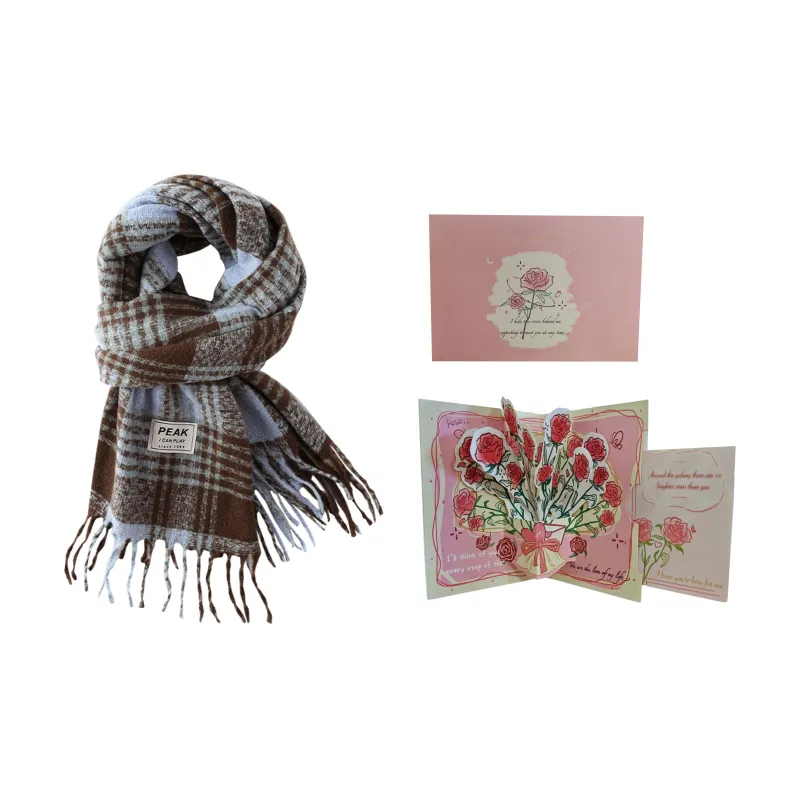 PEAK RIGHT Series Polyester Knit Scarves Unisex Multiple Colors-13