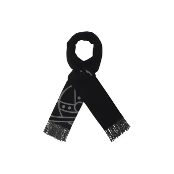 Vivienne Westwood Knit Scarves Unisex Black/Gray