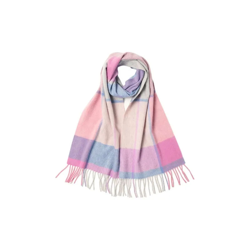 Red Bean 100% Cashmere Knit Scarves Women's-9