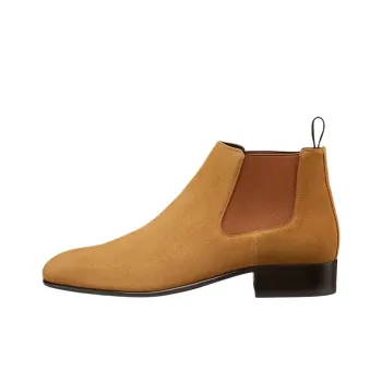 Stuart Weitzman/SW Adwin Chelsea Boots Men's Tan
