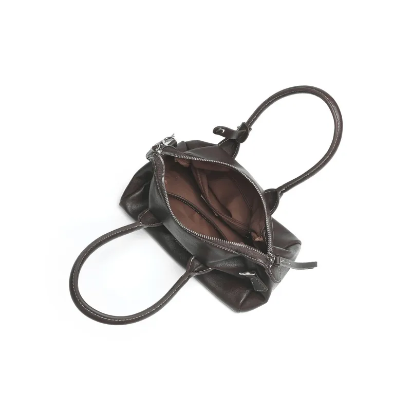 Mulinsen PU Shoulder Bag Crossbody Bag Handbags Women's Coffee-4