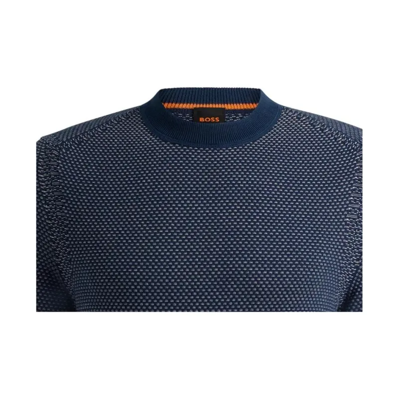 HUGO BOSS Textured finish Long sleeve Jumper-5