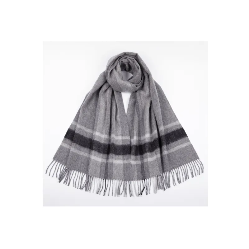 Red Bean 30% Cashmere 70% Wool Knit Scarves Women's-34