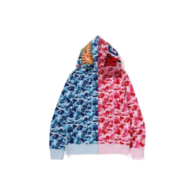 Bape Abc Camo Separate Shark Full Zip Hoodie-1
