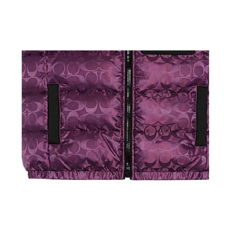 COACH FW22 Down Jacket Men's Purple-3
