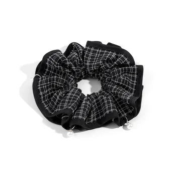 MISS XIA JWY Cotton Linen Blend Hair Tie Women's