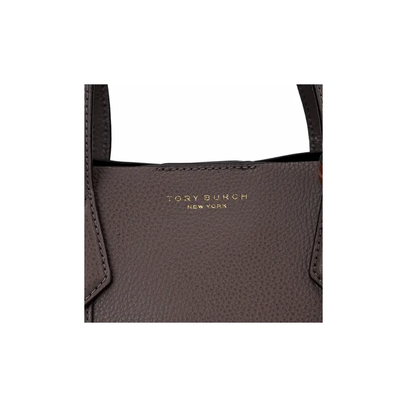 TORY BURCH Perry Leather Shoulder Bag Women's Shell-4