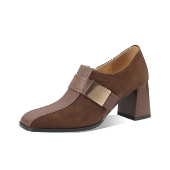 XICUNMINGWU Chunky Heel High Heels Women's