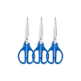 [170mm Length/Medium Size]Sharp Scissors/Blue, 3 Pieces