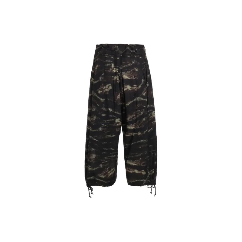 Yohji Yamamoto Casual Pants Unisex Khaki-1