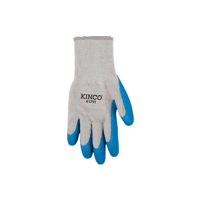 KINCO Polyester Latex Gloves Women's Gray-3