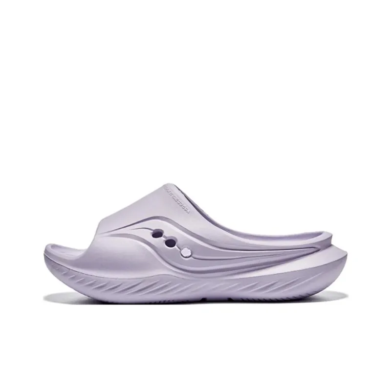 Saucony Cradle Slip Resistant Abrasion Resistant Slide Slippers Unisex Purple-0