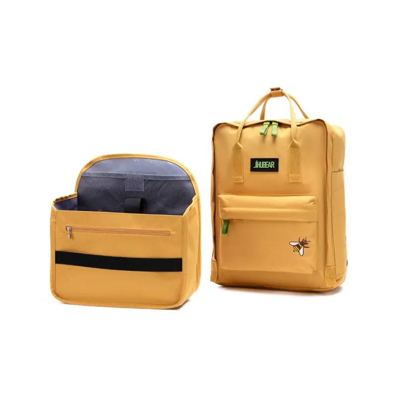 Almost Bear Polyester Outdoor Travel Backpack Women's Multicolor-4