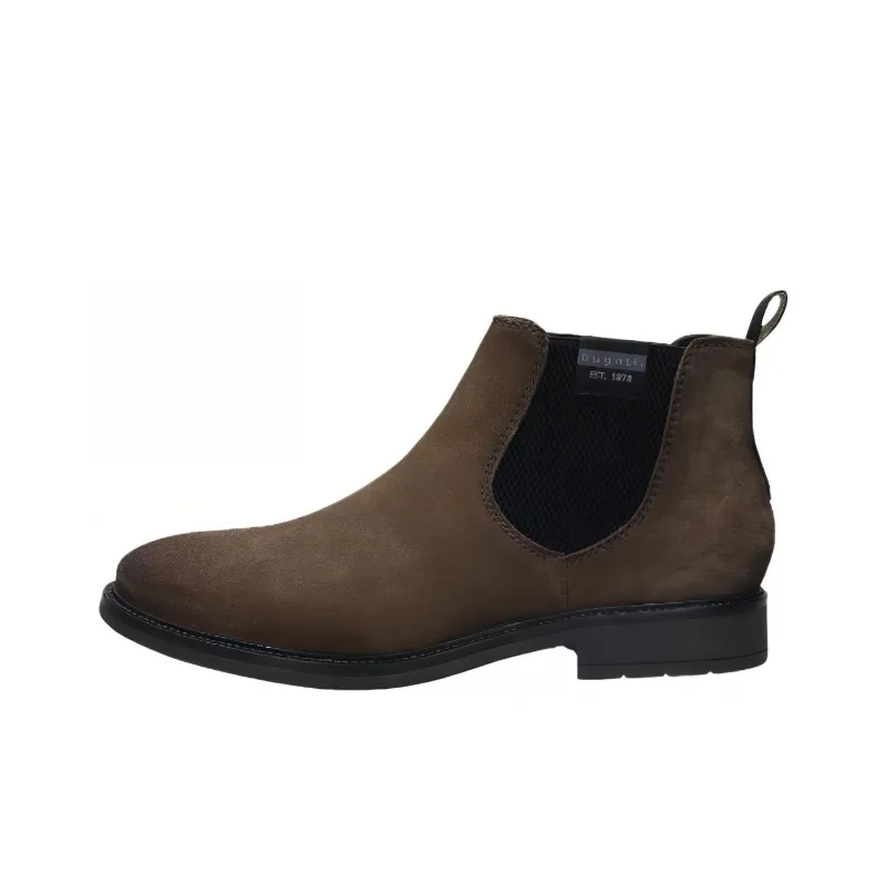 Bugatti Short Chelsea Boots Men's Brown-0