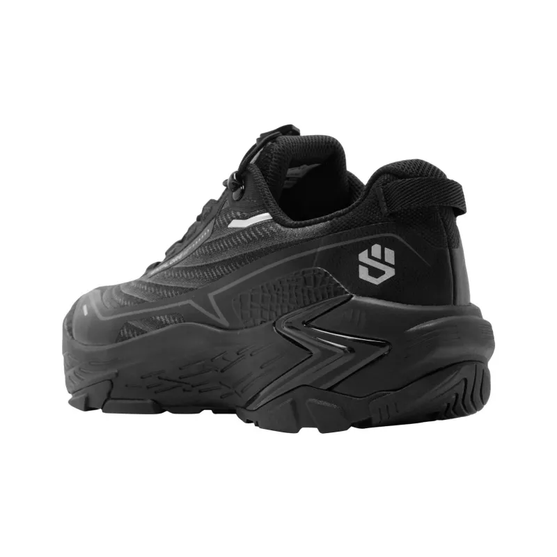 QIAODAN Light Cavalry Running Shoes Men Low Top Black/Silver-5