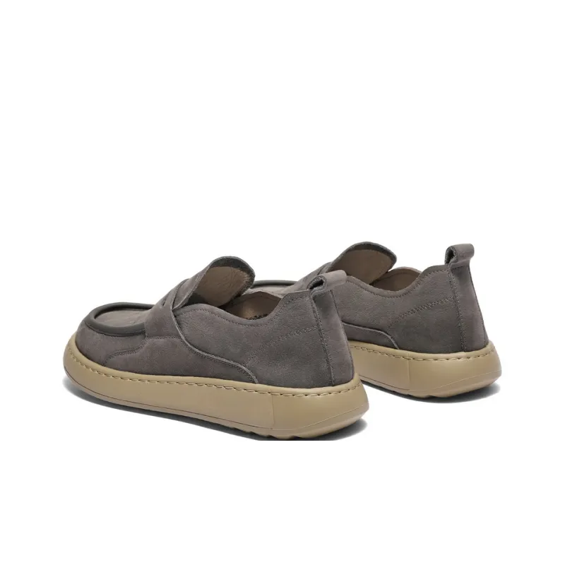 BELLE Men's Casual Shoes Men Low Top Gray/Khaki/Earth Yellow-3