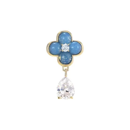 Suddenly Lucky Alloy Brooches Women's Blue