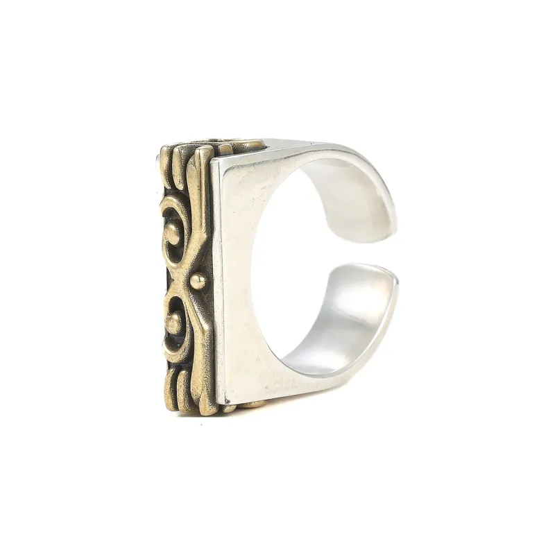 Ruibeila 990 Foot Silver Rings Men's-2