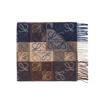 LOEWE Knit Scarves Unisex Umber