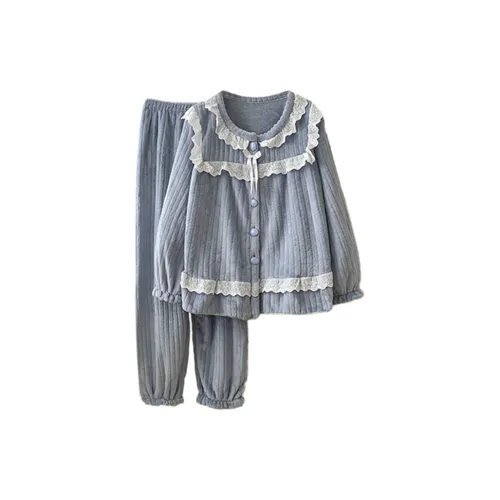 Maultiay Pajama Set Women's Blue