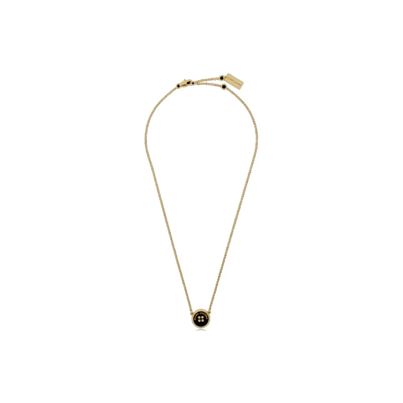MARC JACOBS The Button Embellished Necklace-1