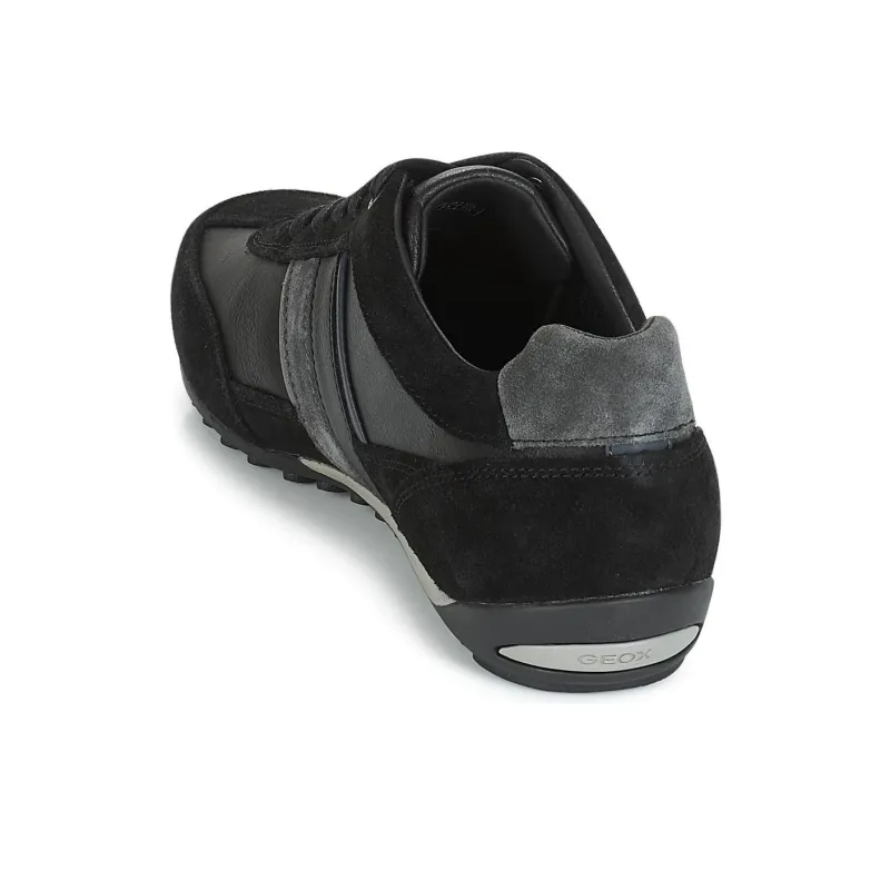 GEOX Abrasion Resistant Low Top Casual Shoes Men's Black-4