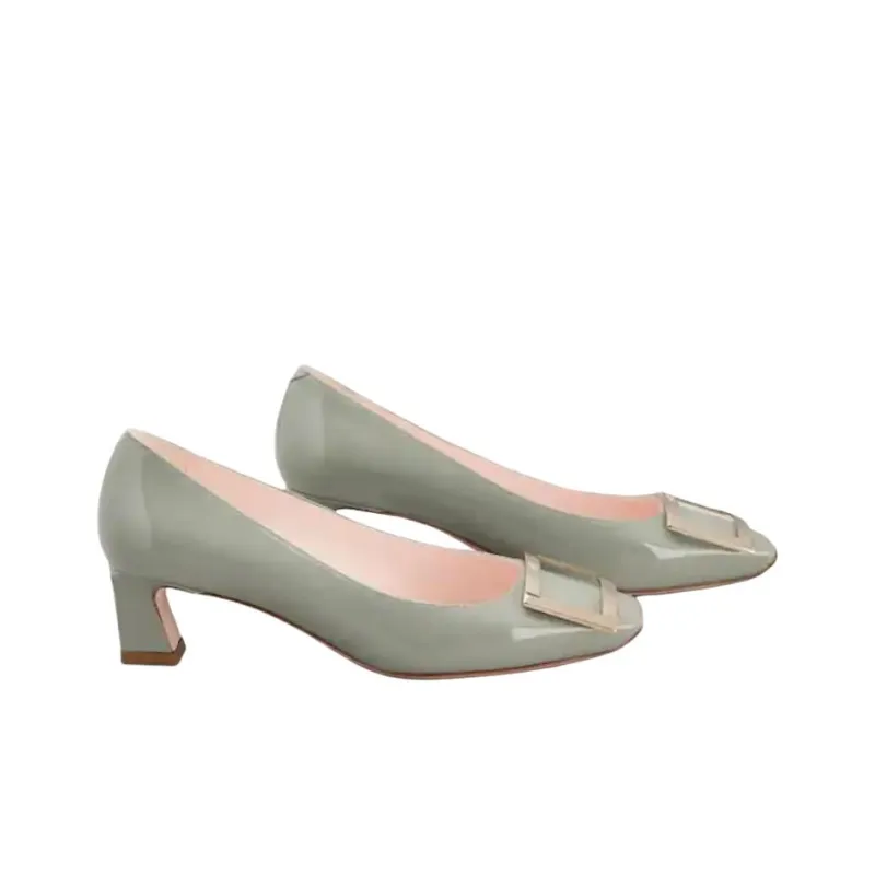 Roger Vivier Trumpet Squared Toe Pumps-2