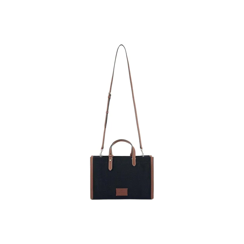Anya Hindmarch Cotton Tote Bag, Shopping Bag, Shoulder Bag, Handbag Mini Unisex Marine Blue-4