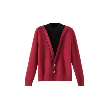 Late White Knitwear Women's Red