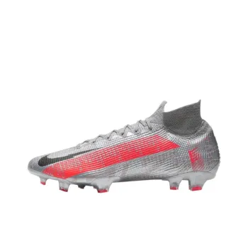 Nike Mercurial Superfly 7 Anti-Slip Wear-Resistant Soccer Shoes Men's Silver