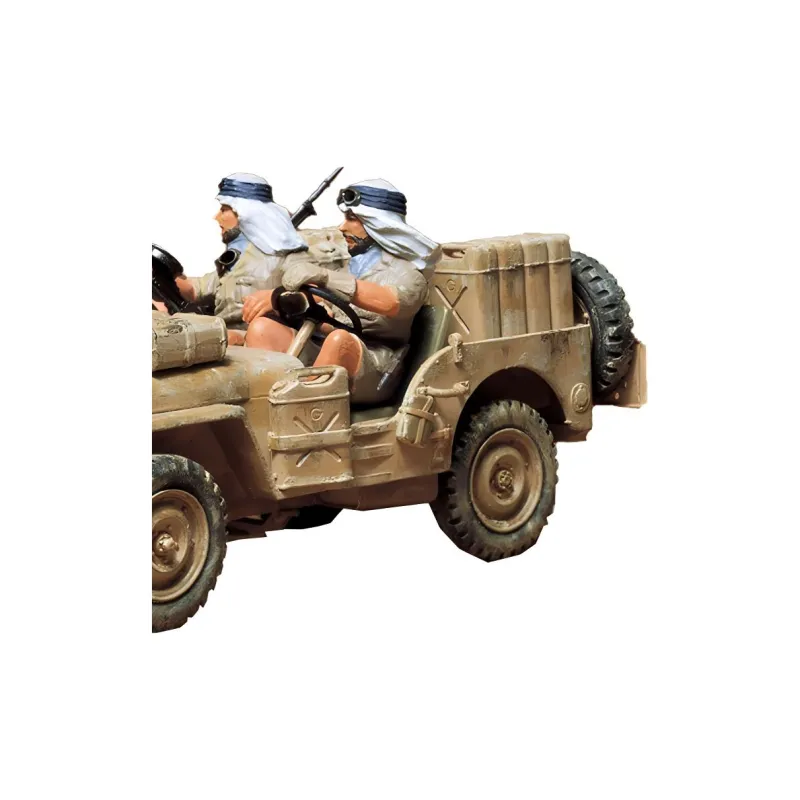 Tamiya 1/35 Military Model SAS Paratrooper Jeep Model Kits Desert Edition-3