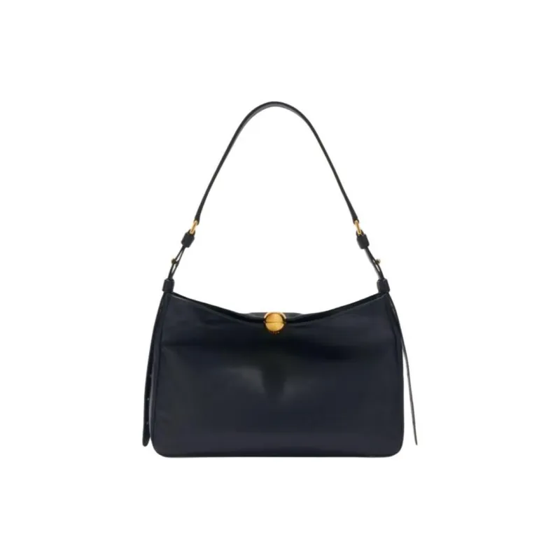 Furla Luxurious Calfskin Shoulder Bag Women's Black-0