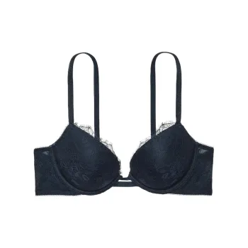 Victoria's Secret 24 Big Show Collection VERY SEXY Bra Women's Velour Blue