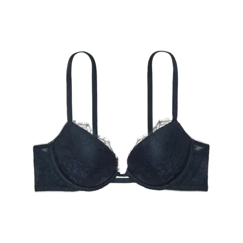 Victoria's Secret 24 Big Show Collection VERY SEXY Bra Women's Velour Blue
