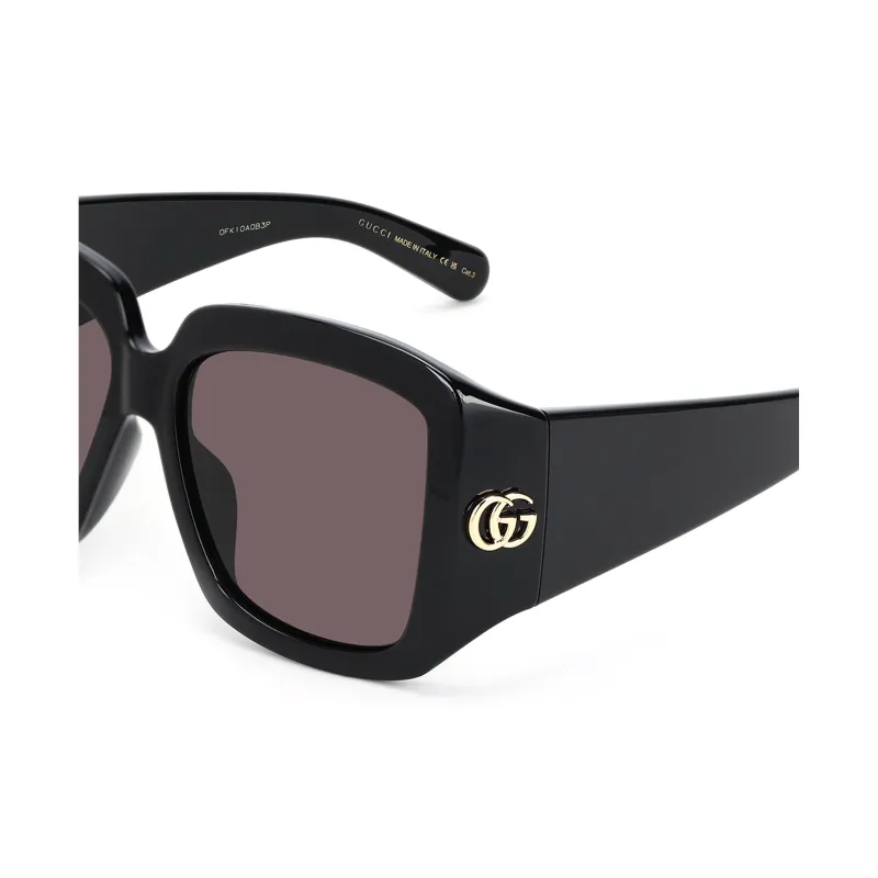 GUCCI Large Frame Acetate Nylon Square Sunglasses-4