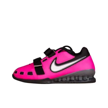 Nike Romaleos 2 Anti-Slip Wear-Resistant Low-Top Weightlifting Shoes Unisex Pink