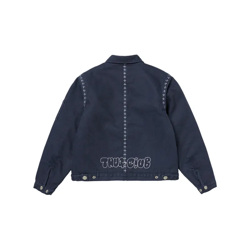 Dickies X THUG CLUB Dickies Collaboration Jackets Unisex Blue-1