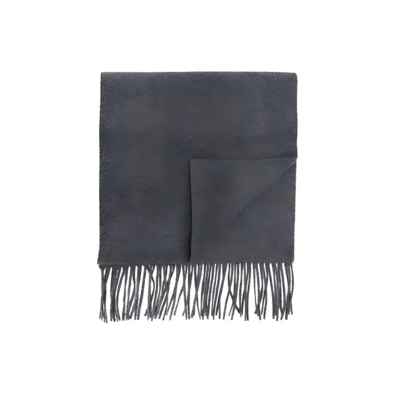 MOSCHINO Knit Scarves Unisex Dark Gray-1