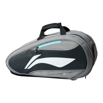 LiNing Polyester Gym Bag Large Size Unisex Gray/Black