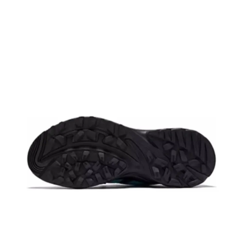 Erke Tracking Anti Slip And Wear Resistant Coverage Rebound Low Top Hiking Shoes Men's Black Blue-3