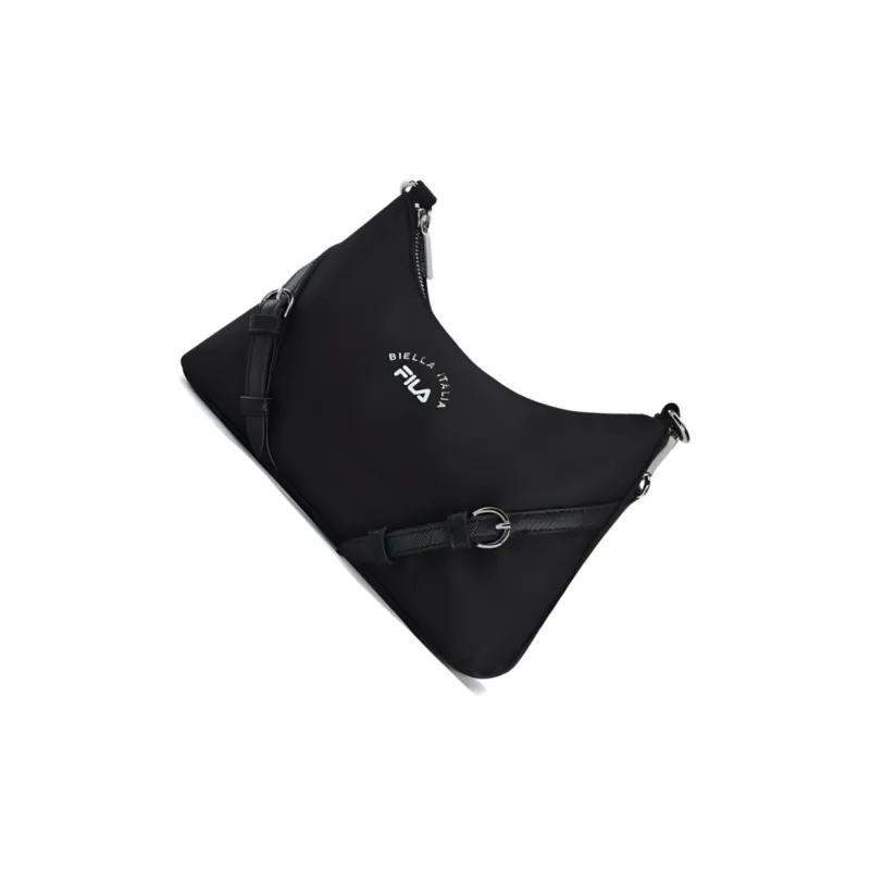FILA Fabric Crossbody Bag Shoulder Bag Mini Women's Black-3