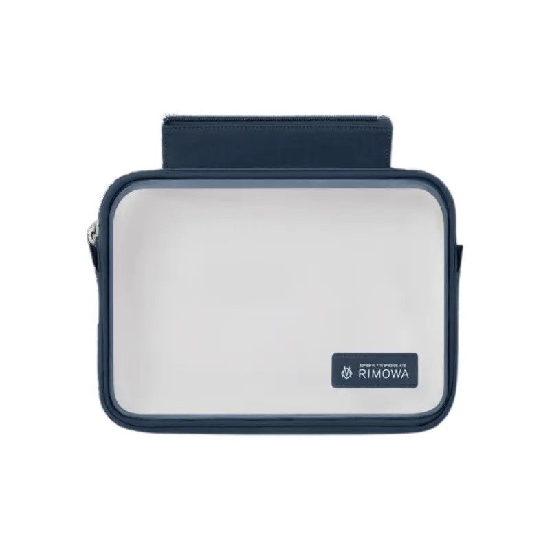 RIMOWA Recycled Nylon Handbag, Toiletry Bag Regular Men's Nautical Blue-6