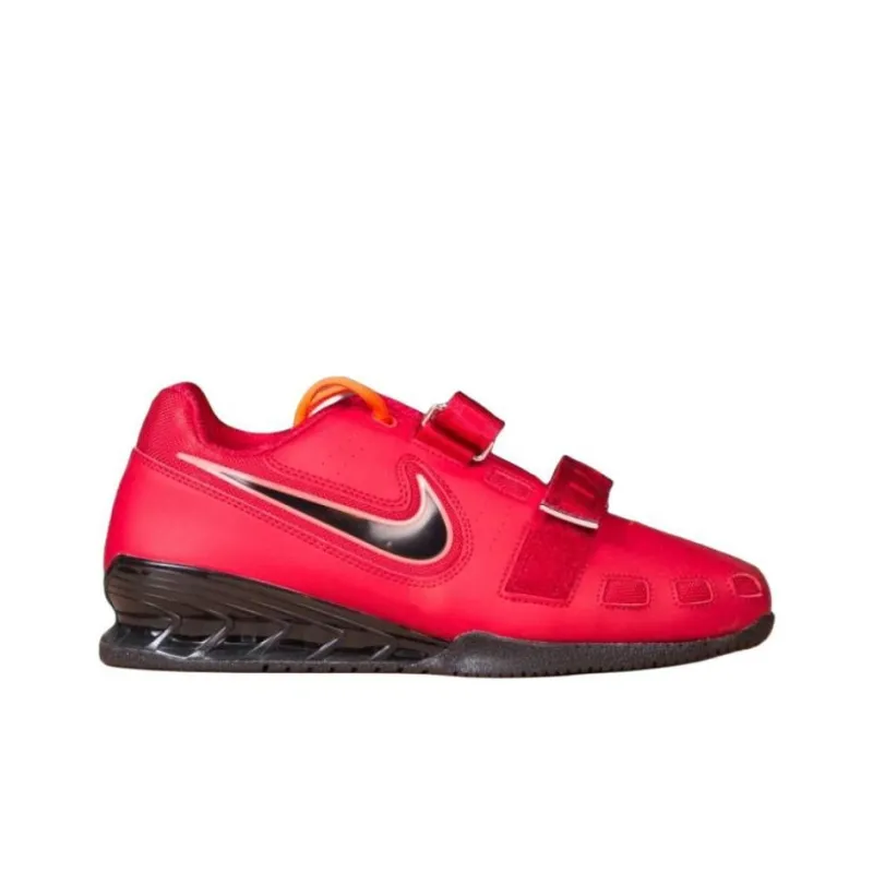 Nike Romaleos 2 Anti Slip Wear Resistant Low Top Weightlifting Shoes Men's Red Black-1