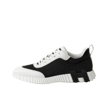 HERMES Bouncing Low Top Casual Shoes Men's Black