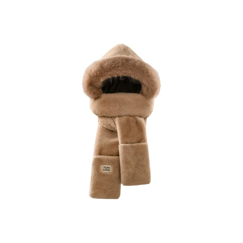 Tonlion Polyester Hoods & Plush Hats Unisex-7