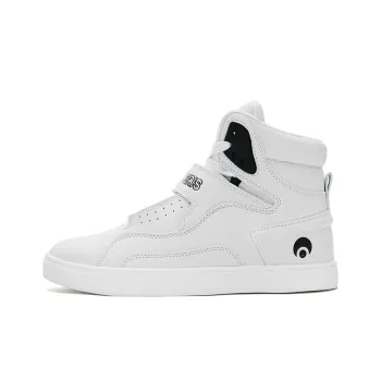 OSIRIS Coverage Slip Resistant Cushioning Wear Resistant Support High Top Skateboard Shoes Unisex White