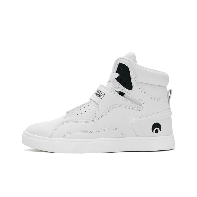 OSIRIS Coverage Slip Resistant Cushioning Wear Resistant Support High Top Skateboard Shoes Unisex White-0