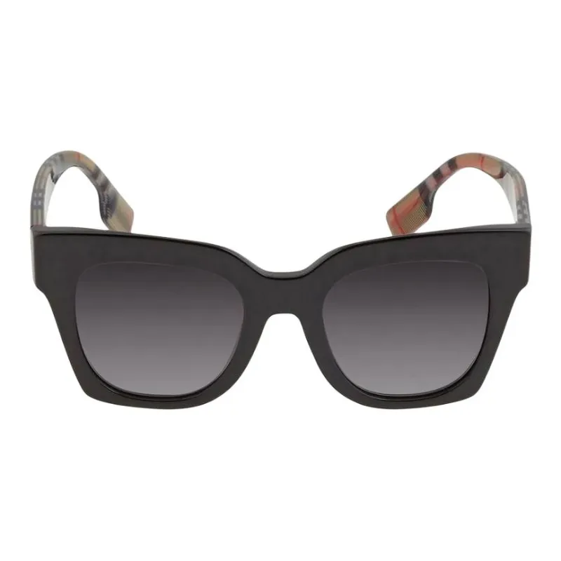 Burberry Acetate Square Sunglasses Women's Black-0