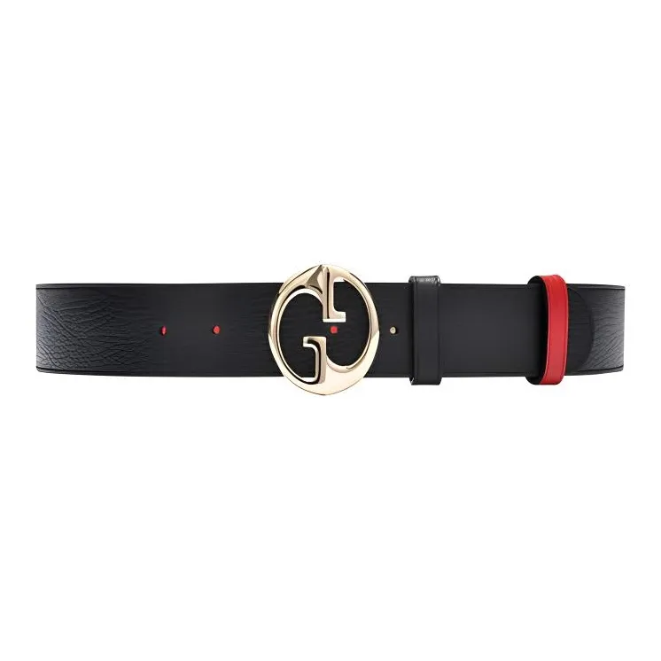 GUCCI Reversible Belt With Interlocked Gg-0