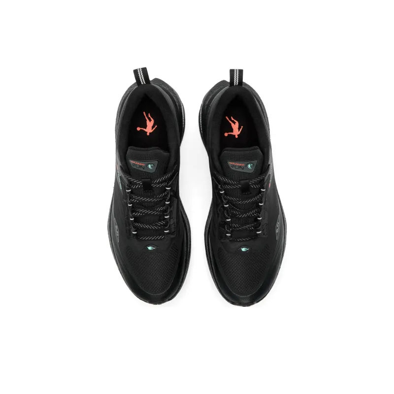 QIAODAN Rain Swallow 4.0 Running Shoes Men Low Top Black-6